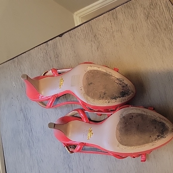 Authentic Prada Red Heels - Picture 3 of 4